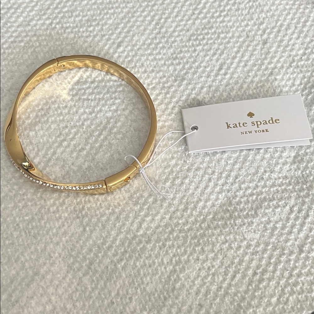 Kate Spade Gold Bracelet with Crystal Accents